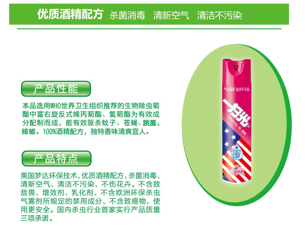 一扫光杀虫气雾剂(无香型)