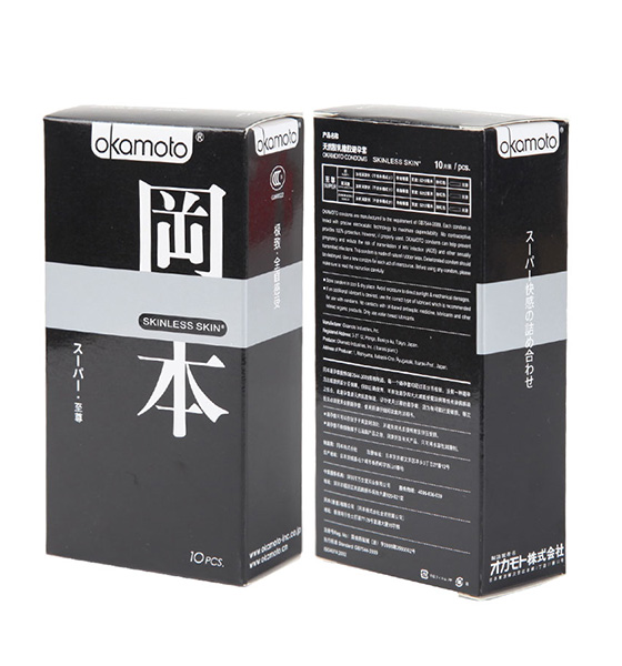 冈本纯避孕套(3只装)