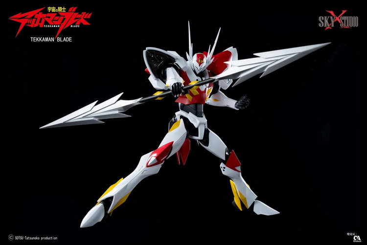 Sky x Studio 宇宙の騎士テッカマンブレード 二形態合金 可動完成品