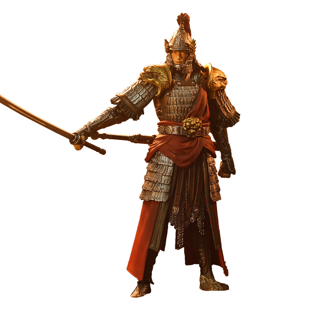 D20 Studio X dodowo 重返帝国系列中华剑士超可动金色肩甲版
